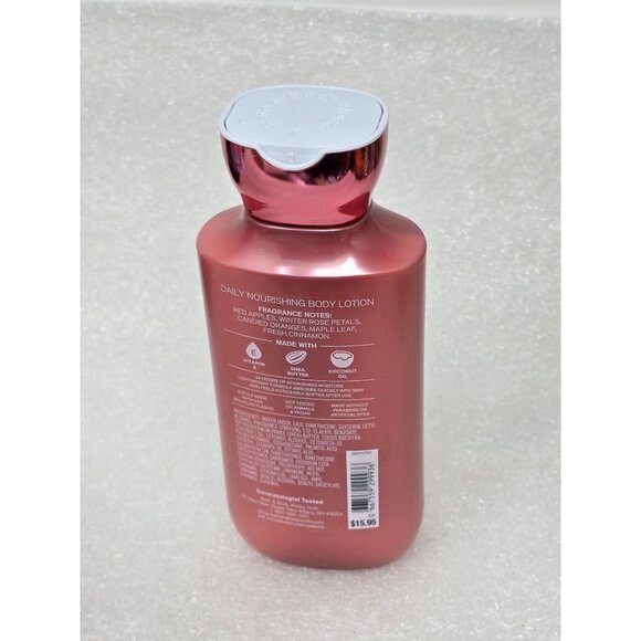 Bath & Body Works Winter Candy Apple Body Lotion 8 Fl Oz With Shea & Coconut Oil - Picture 2 of 2